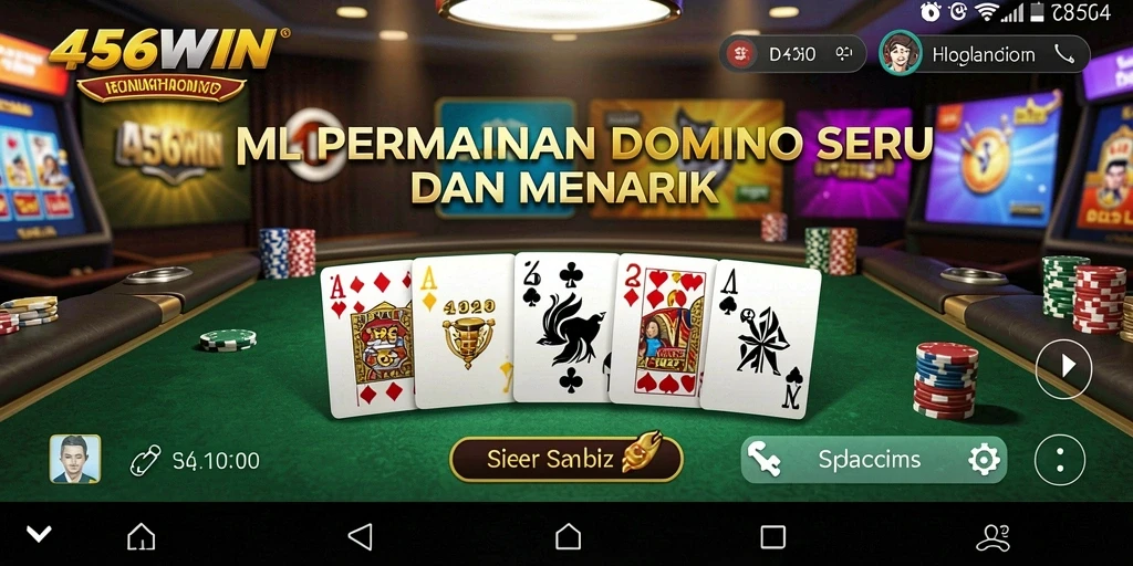 Tampilan gameplay seru di 456WIN dengan berbagai mode domino.