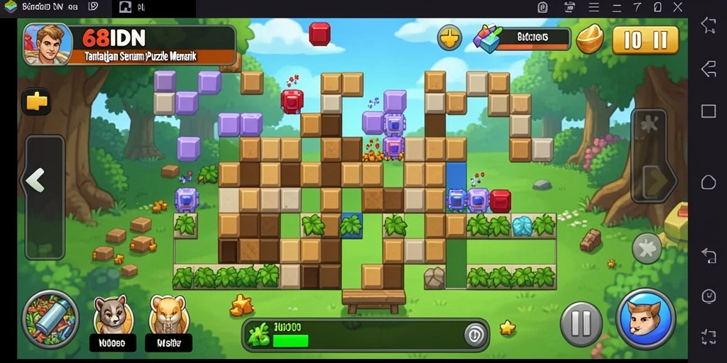 Tampilan gameplay 68IDN yang seru dan menantang.