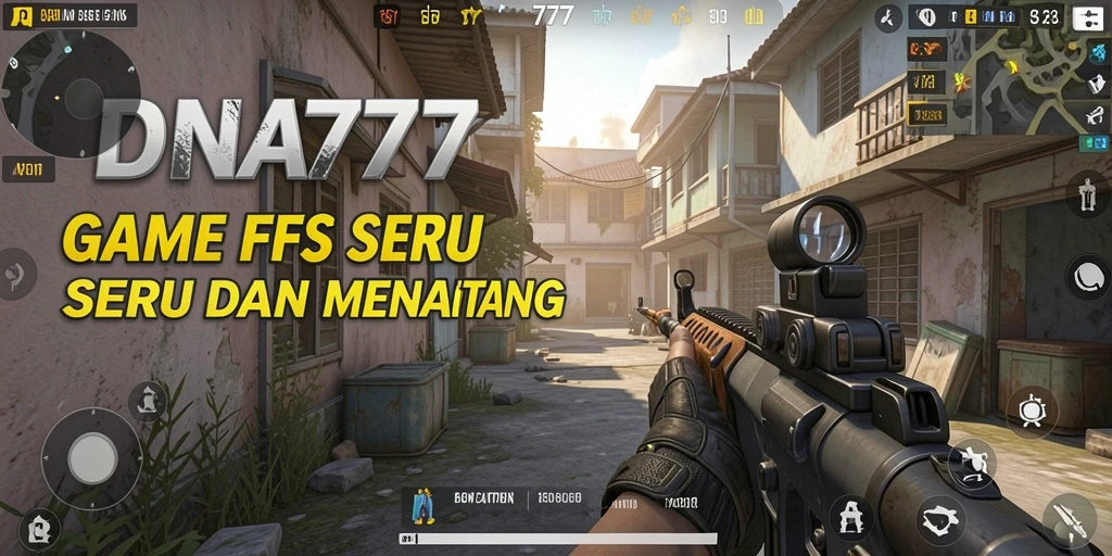 Screenshot gameplay DNA777 menunjukkan aksi tembak-menembak yang mendebarkan.