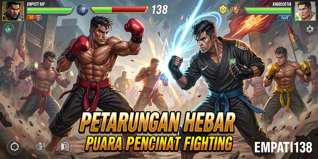 Tampilan aksi seru dalam game Fighting EMPATI138.