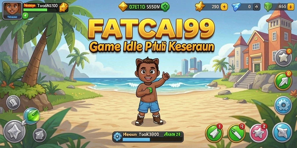 Screenshot gameplay FATCAI99 menampilkan aksi seru dan upgrade karakter.