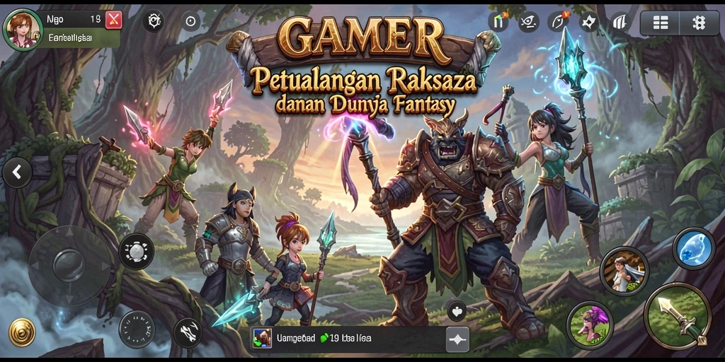 Tangkapan layar GAMERP menampilkan aksi seru dalam gameplay ARPG.