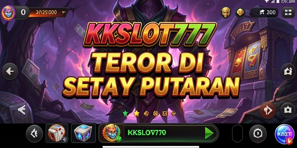 Visual menakutkan dari gameplay KKSLOT777 yang mencekam.