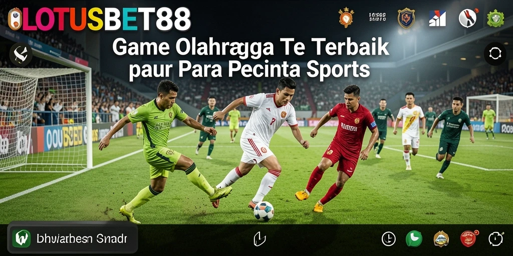 Tampilan menarik saat bermain olahraga di LOTUSBET88.