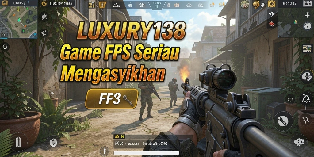 Screenshot gameplay LUXURY138 yang menunjukkan aksi seru di medan perang.