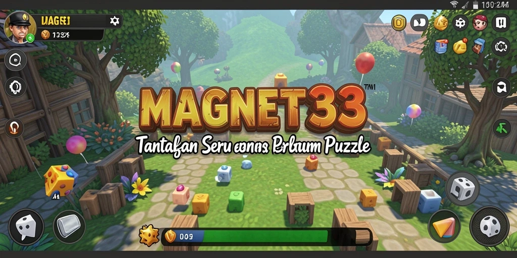 Tangkapan layar menampilkan gameplay Puzzle yang menantang.