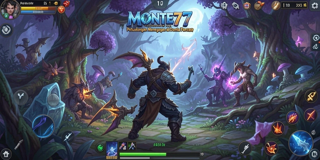 Tangkapan layar gameplay <strong>MONTE77</strong> yang menampilkan aksi mendebarkan di dunia petualangan.