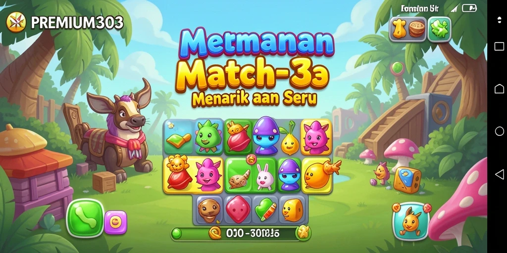 Gameplay seru mencocokkan item dalam PREMIUM303.