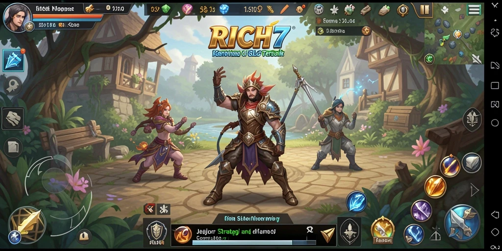 Tampilan gameplay menarik dengan elemen strategi dan pertaruhan.