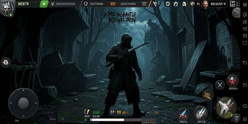 Gameplay seram WE878 menunjukkan pengalaman mendebarkan di tengah kegelapan.